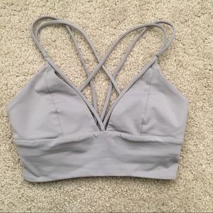 Lululemon strappy crop top Sports Bra